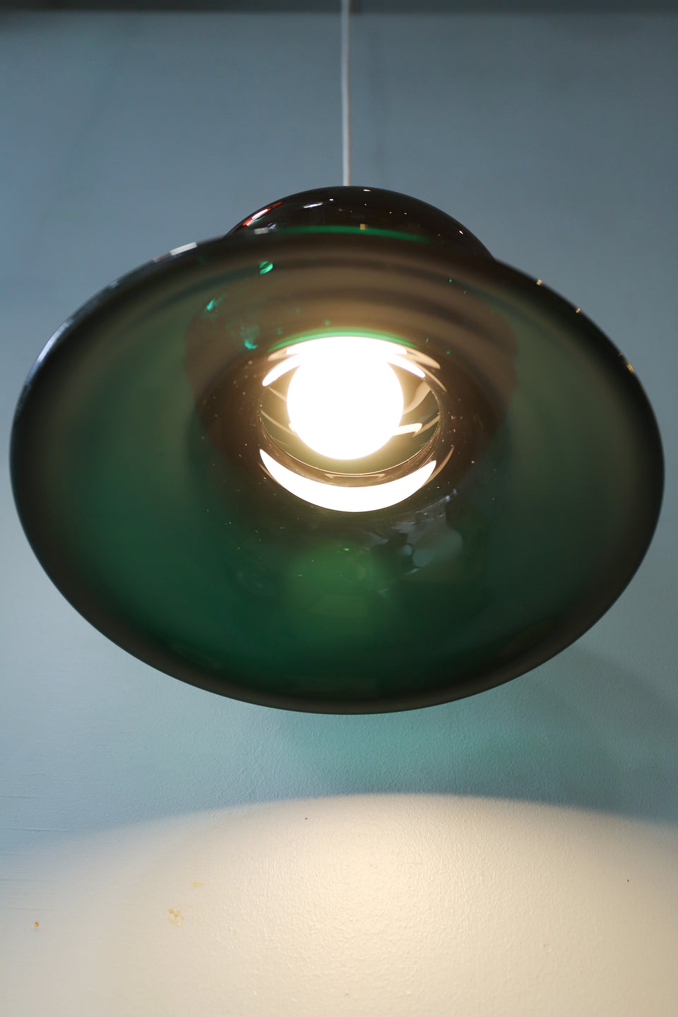 Scandinavian Vintage Glass Shade Pendant Light /北欧ヴィンテージ ペンダントライト ガラスシェード