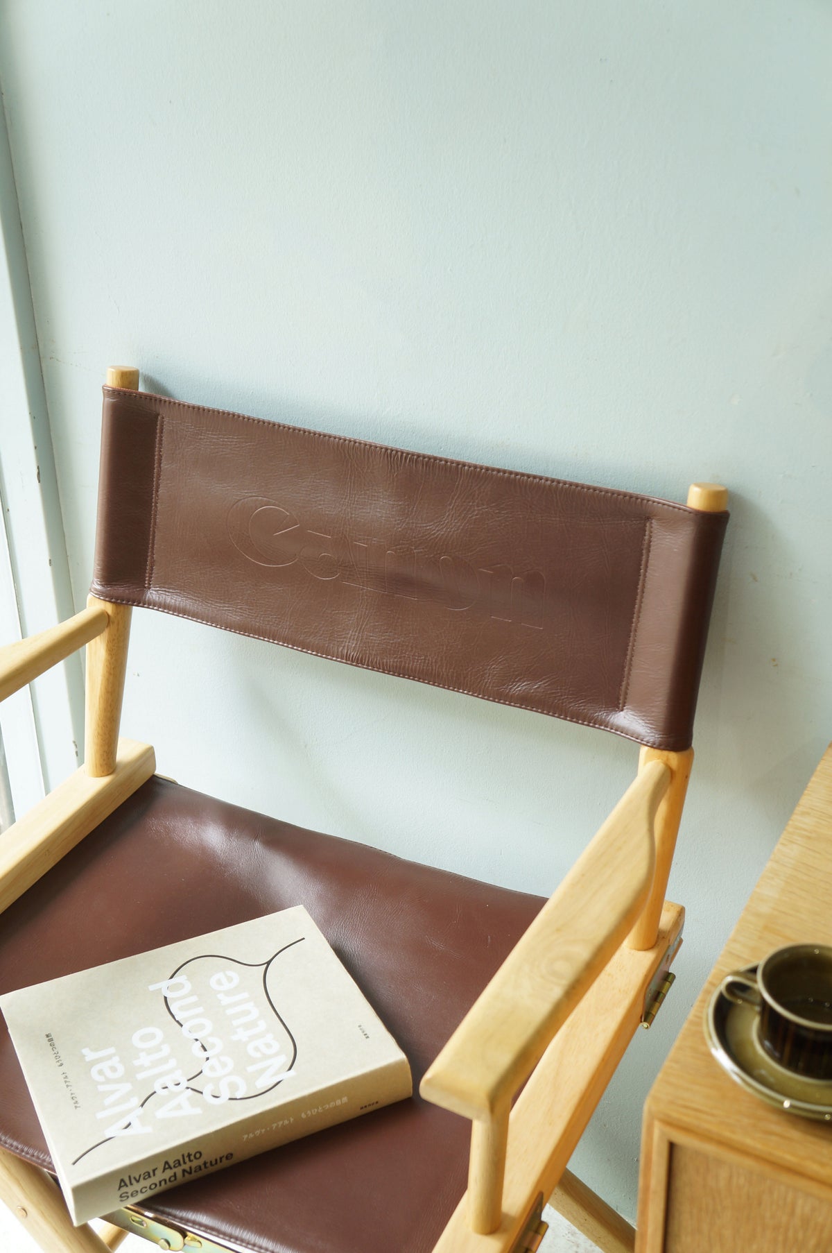 Canon ディレクターズチェア 木製 帆布　折りたたみ 1984年ロス五輪 Canon Directors Chair/キャノン ディレクターズチェア 折りたたみ椅子
