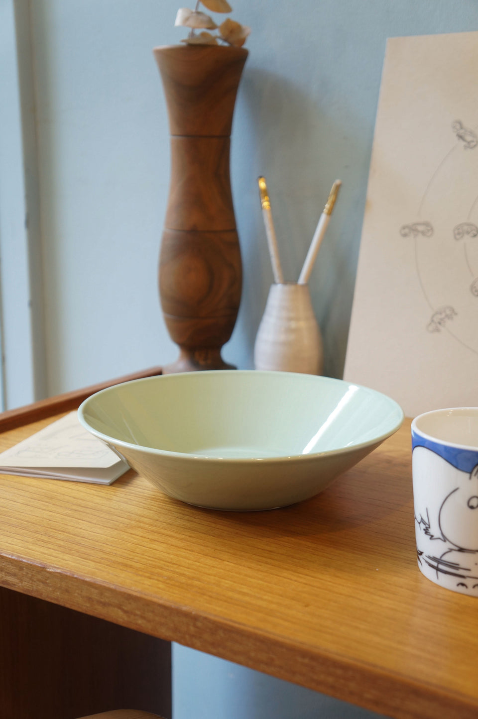 Iittala Teema Bowl Celadon Green/イッタラ ティーマ ボウル 21cm セラドングリーン 廃盤色