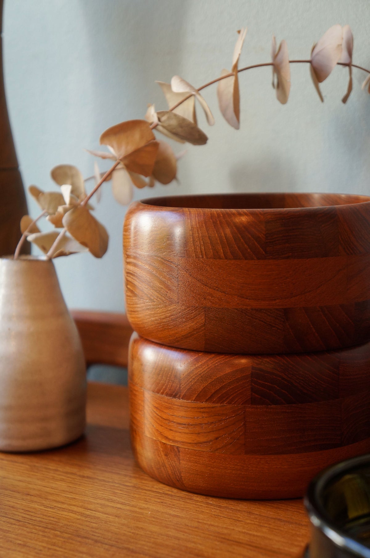 デンマークヴィンテージ ボウル チーク材/Kjeni Teakwood Bowl Danish