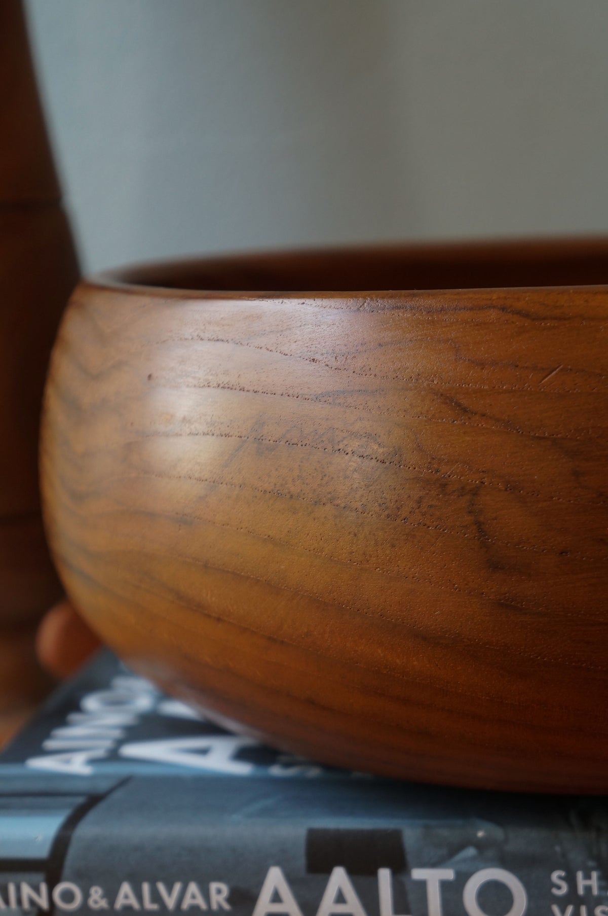 チーク材 ボウル ヴィンテージ 北欧スタイル/Teakwood Bowl