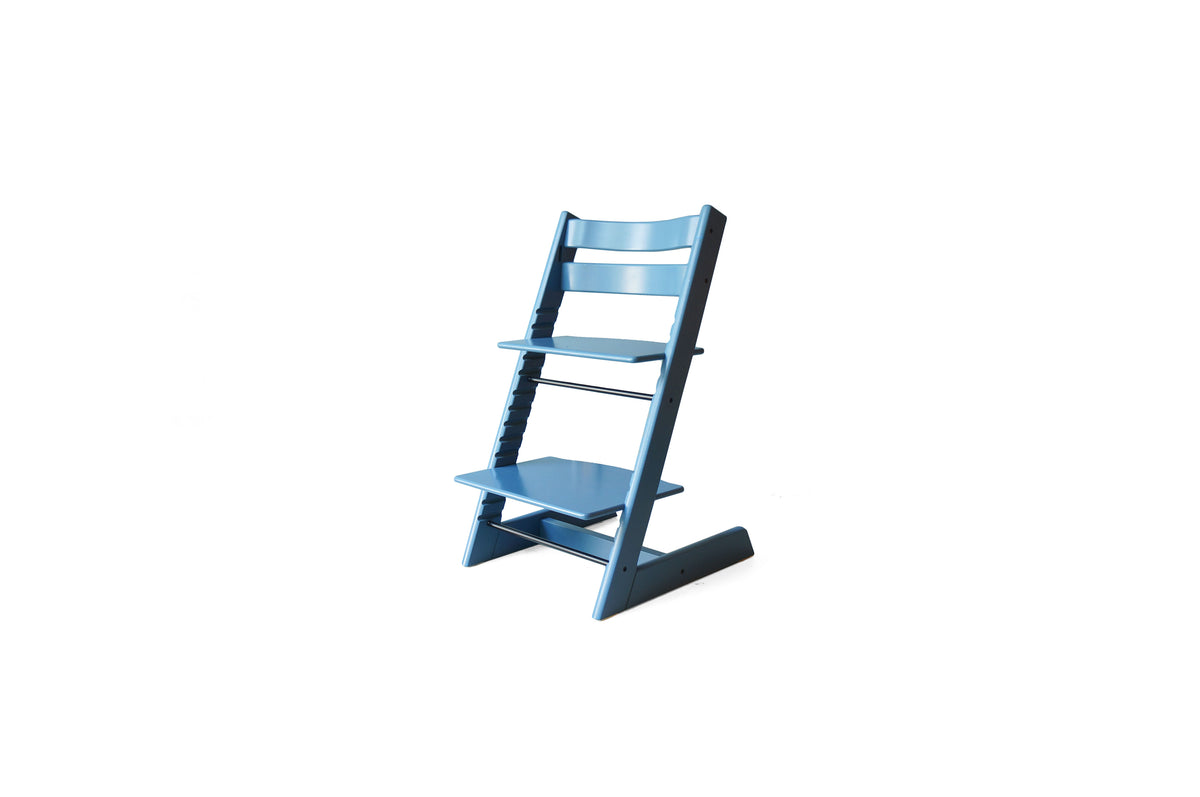 STOKKE ストッケ トリップトラップ アクアブルー 転倒防止付 廃盤色 希少 STOKKE ストッケ Tripp Trapp トリップ トラップ アクアブルー - 家具