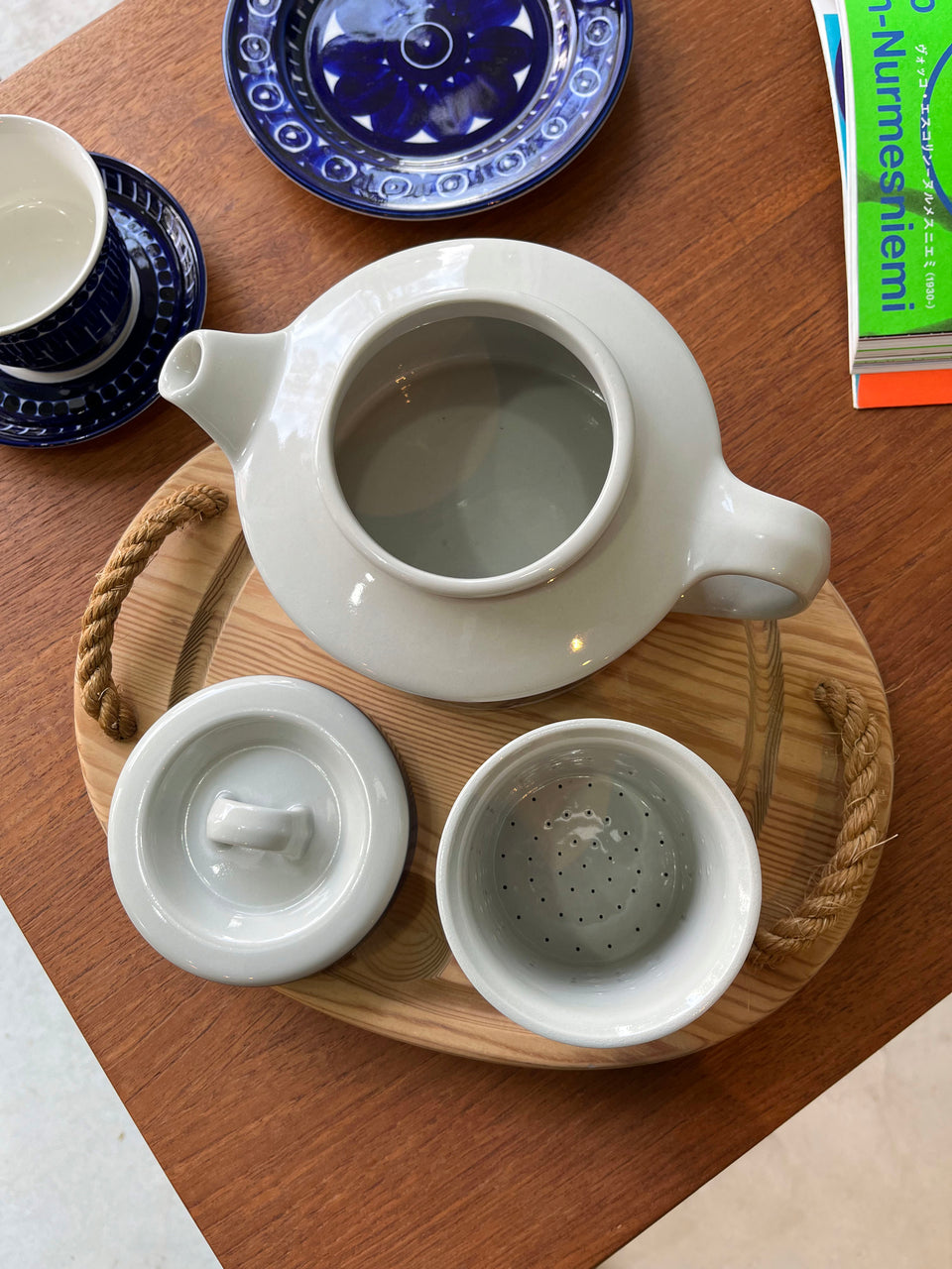 ARABIA Anemone Tea Pot Ulla Procope/アラビア アネモネ ウラ・プロコッペ 北欧食器 フィンランドヴィンテージ