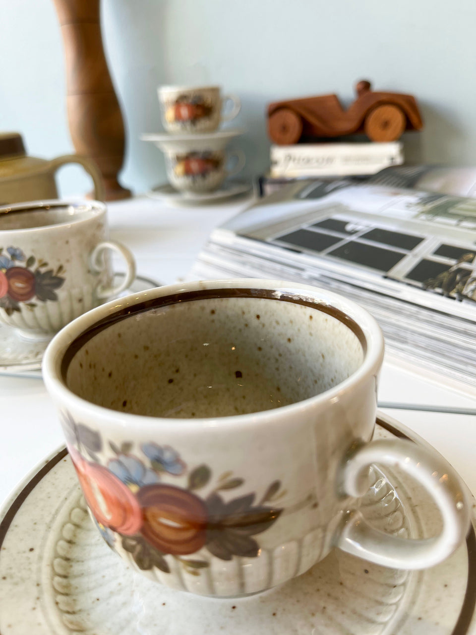 Germany Vintage Winterling Marktleuthen Bavaria Cup and Saucer/ドイツヴィンテージ ウィンターリング マルクトロイテン ババリア食器 カップ&ソーサー