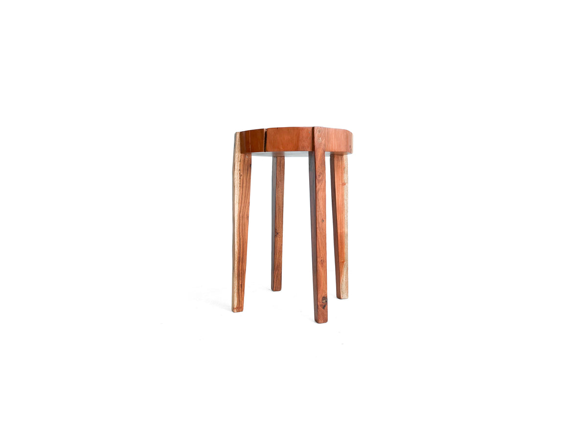 無垢材 サイドテーブル 花台 一枚板/Solid Wood Side Table Floor