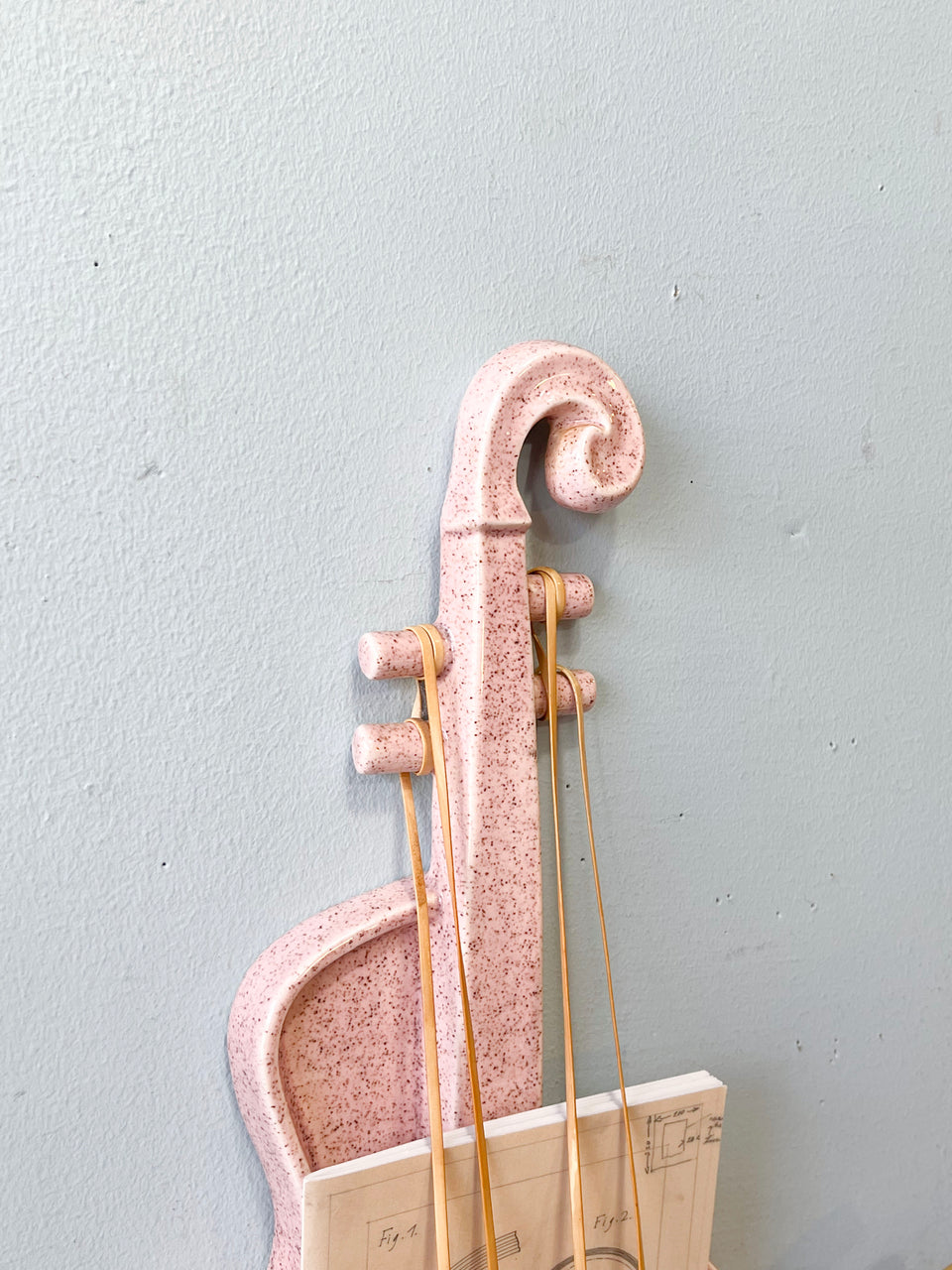 Red Wing Pottery Violin Wall Pocket US Vintage/アメリカヴィンテージ レッドウィングポタリー バイオリンウォールポケット 陶器製