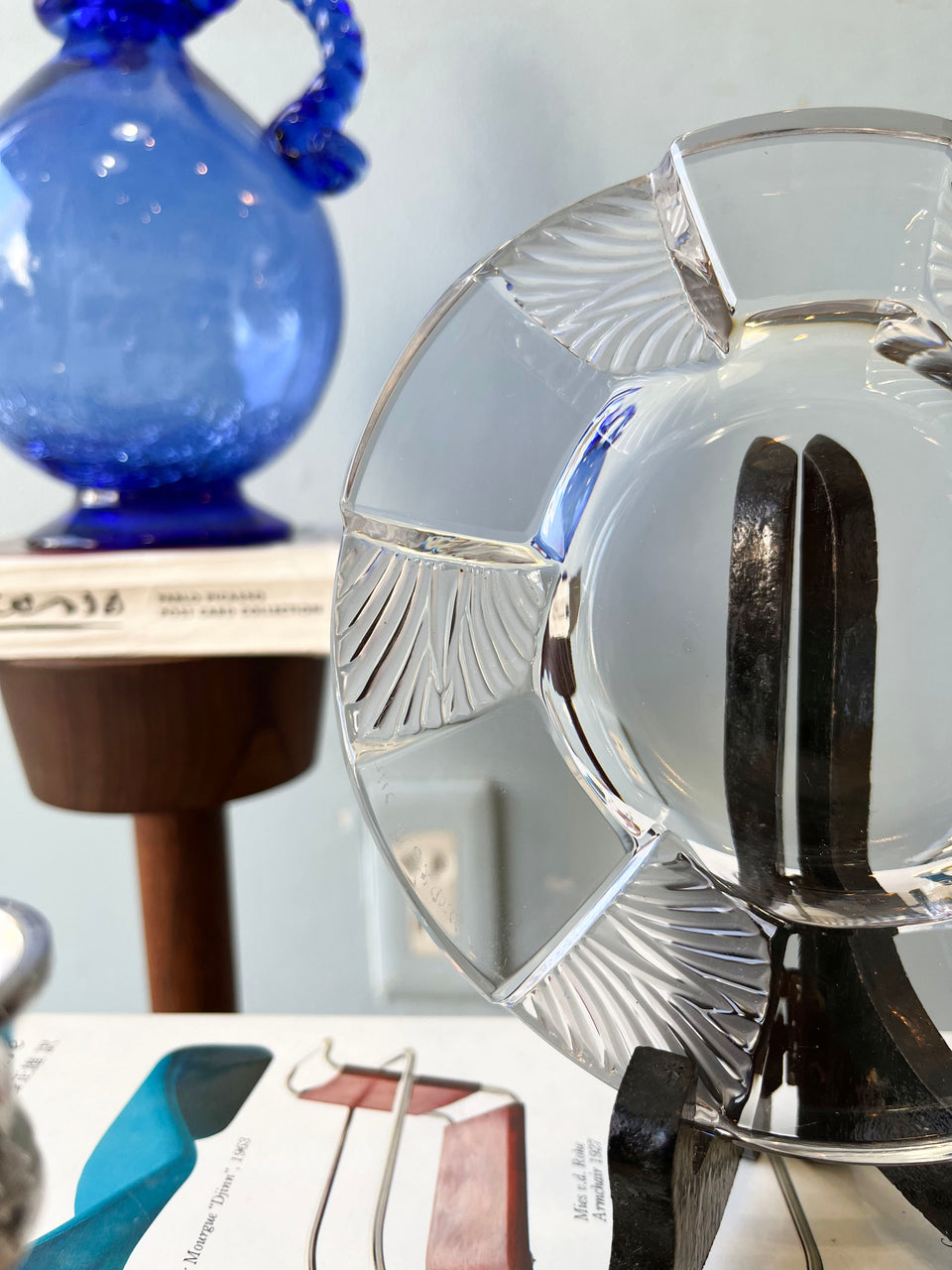 Lalique Cuba Tray Crystal Glass/ラリック キューバ トレイ クリスタルガラス