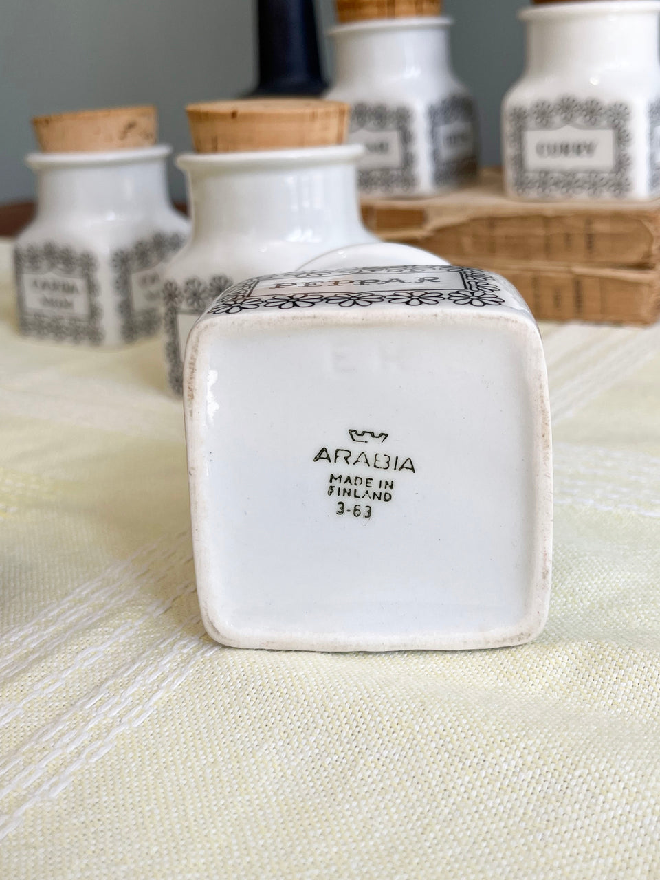 ARABIA Spice Jar Finnish Vintage/アラビア スパイスジャー 北欧インテリア ヴィンテージ食器