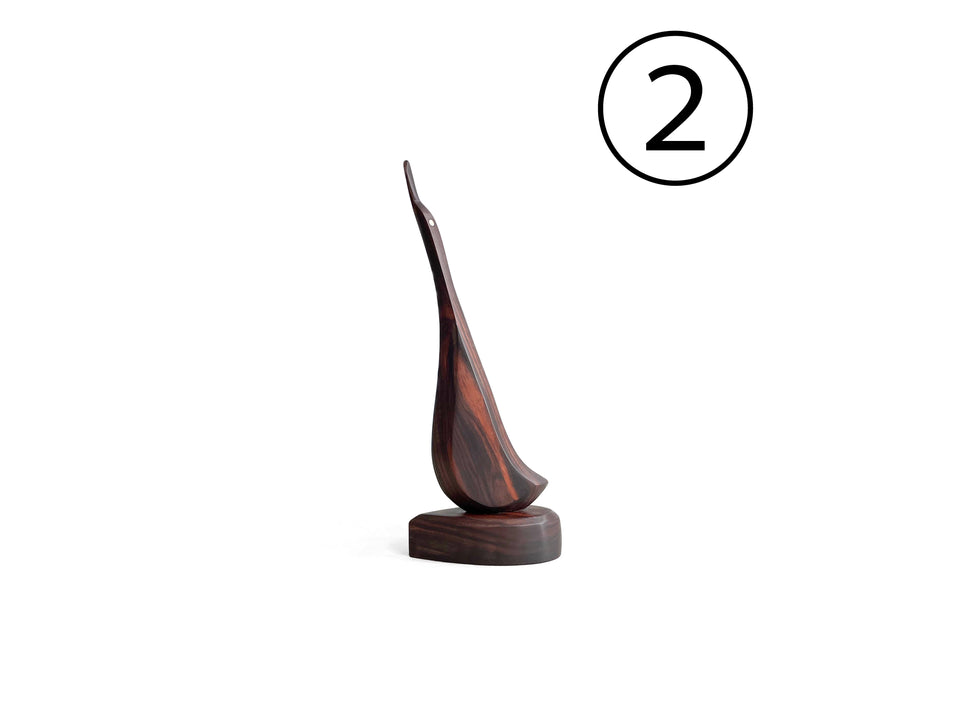 Rosewood Bird Sculpture Object/木彫り 鳥のオブジェ 紫檀 ローズウッド 置物