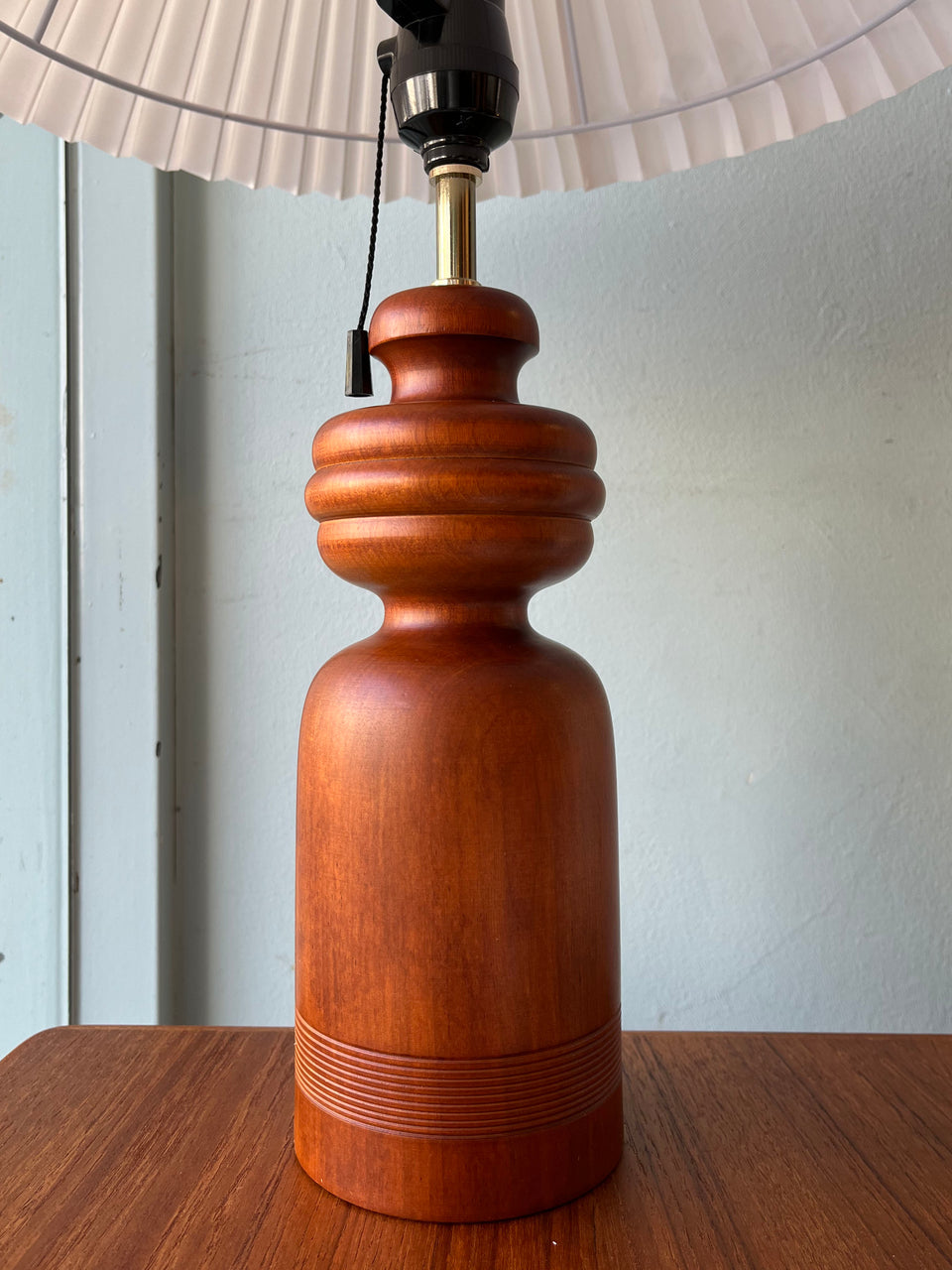 Retro Modern Wooden Table Lamp/木製テーブルランプ レトロモダン 照明 インテリア
