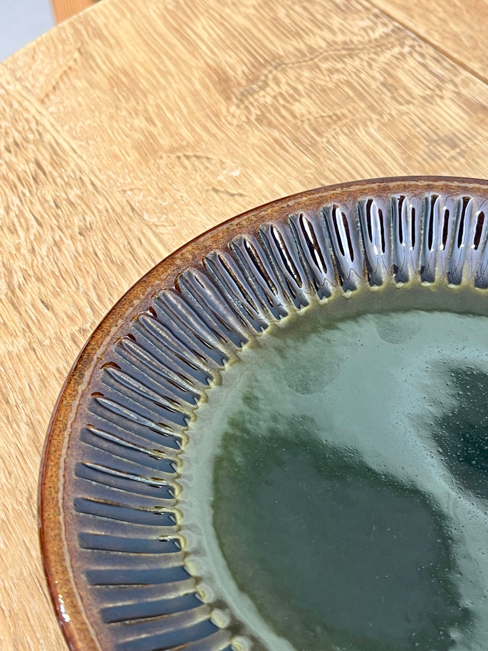 Gefle Olive Tea Cup and Saucer Plate Swedish Vintage/ゲフレ オリーブ ティーカップ&ソーサー 北欧ヴィンテージ食器