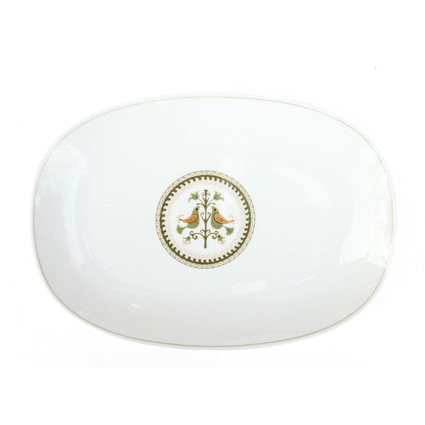 Vintage Noritake Oval Plate Hermitage U.S. Pattern/ノリタケ オーバル プレート エルミタ –  FURUICHI/古一