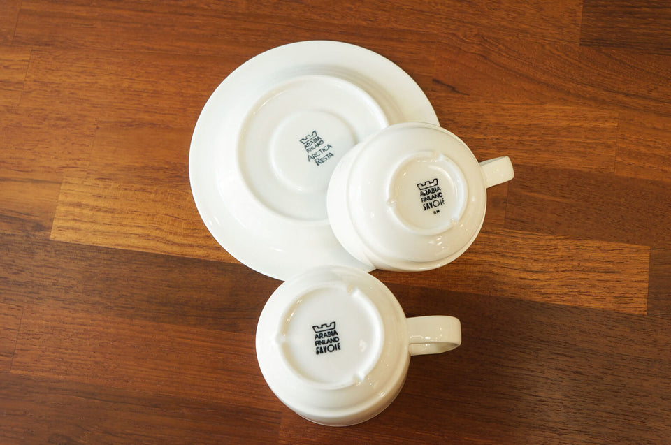 ARABIA Savoie Cup and Saucer and Mugcup/アラビア サヴォア カップ＆ソーサー マグカップ 北欧食器 フィンランド